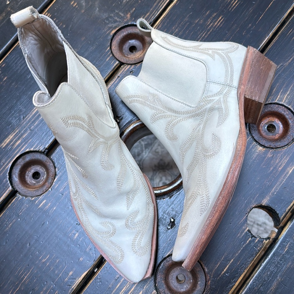Free People Wayward Western Ankle Boots